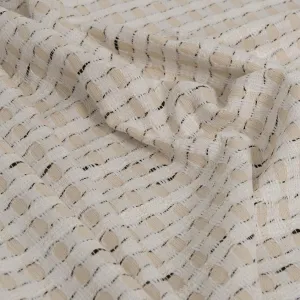 Beige Jacquard Fabric 1597