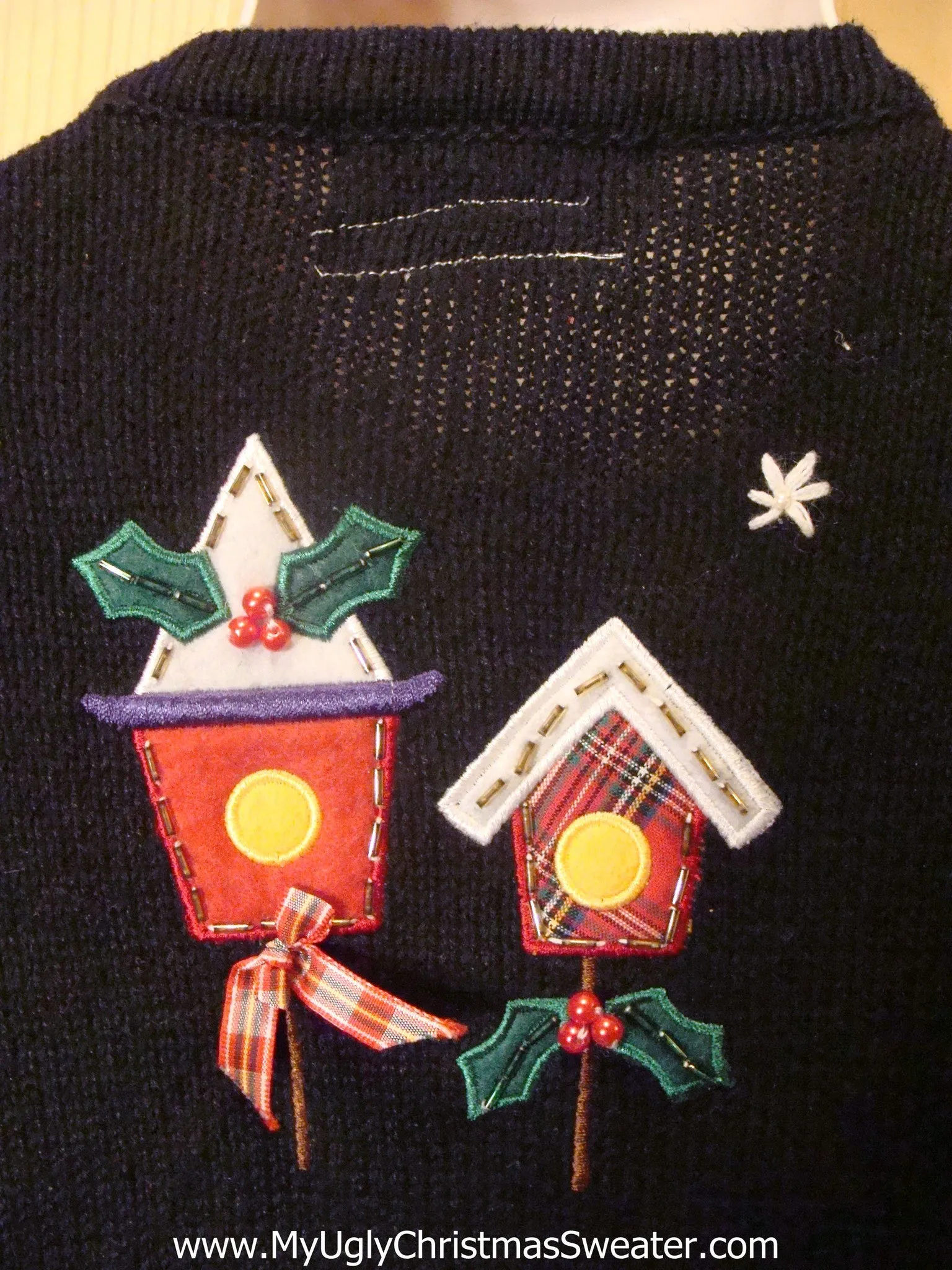 Birdhouse Themed Light Up Christmas Sweater
