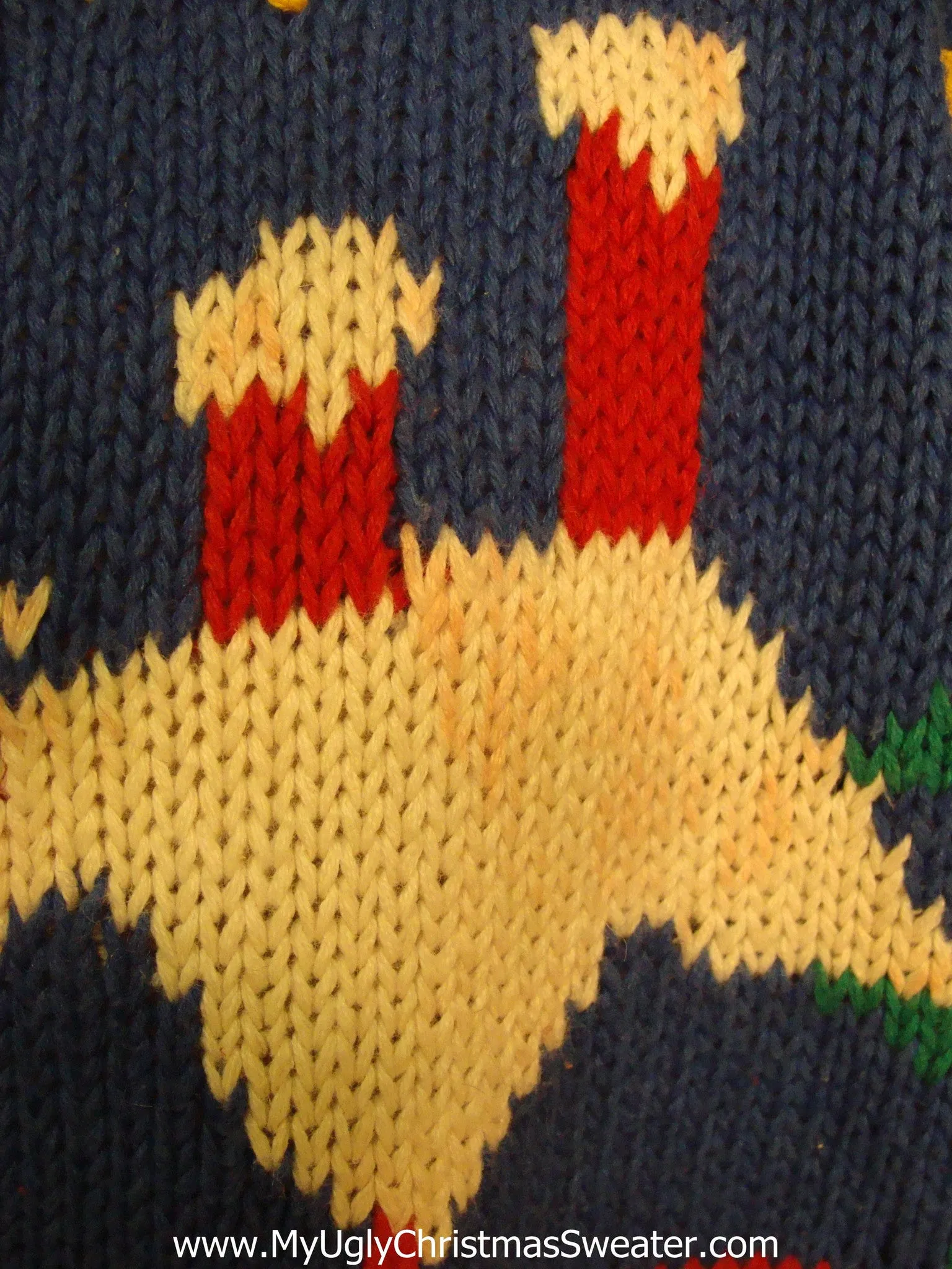 Cheesy 80s Colorful Light Up Ugly Xmas Sweater