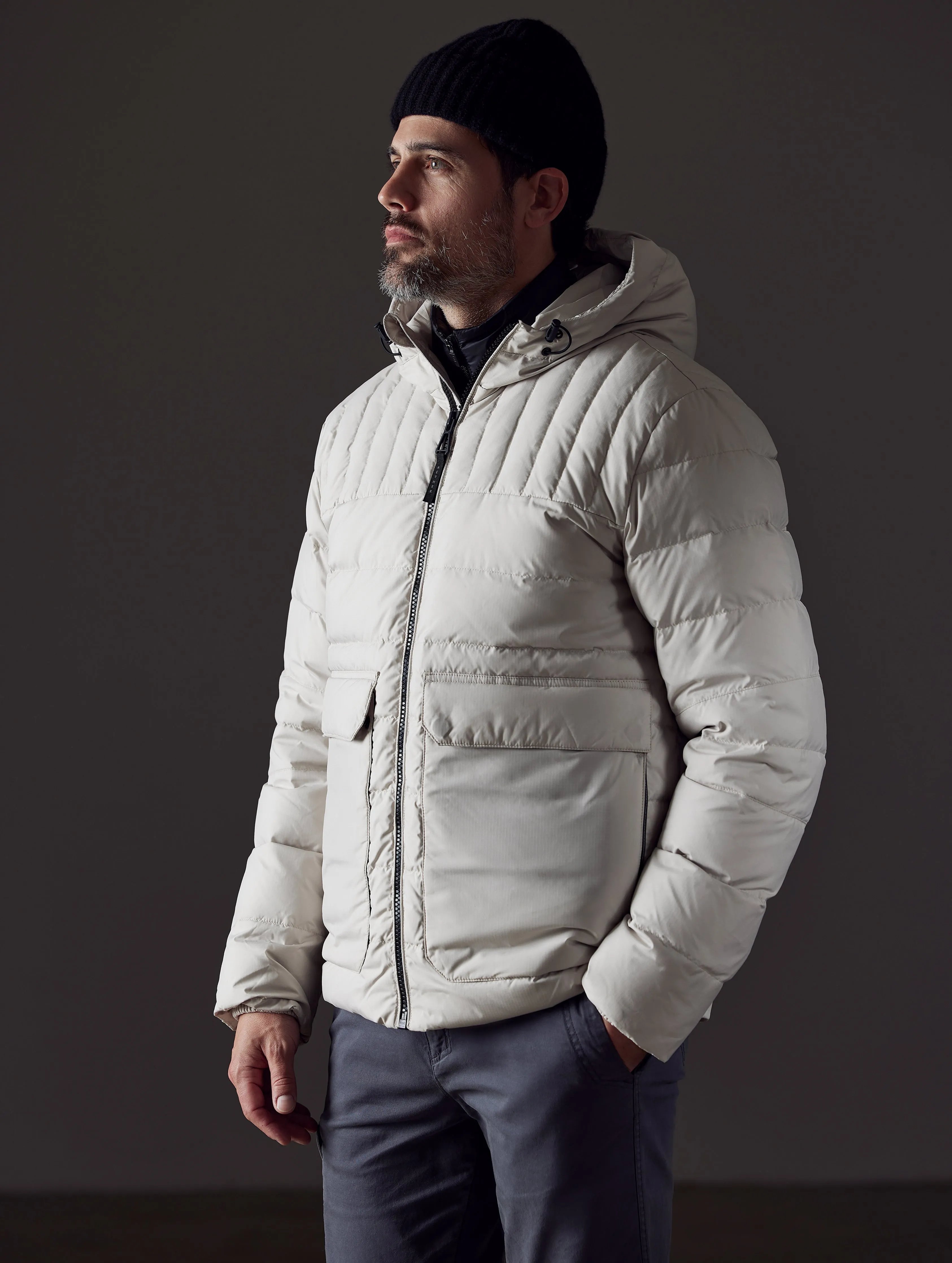 Hudson Down Jacket - Bone