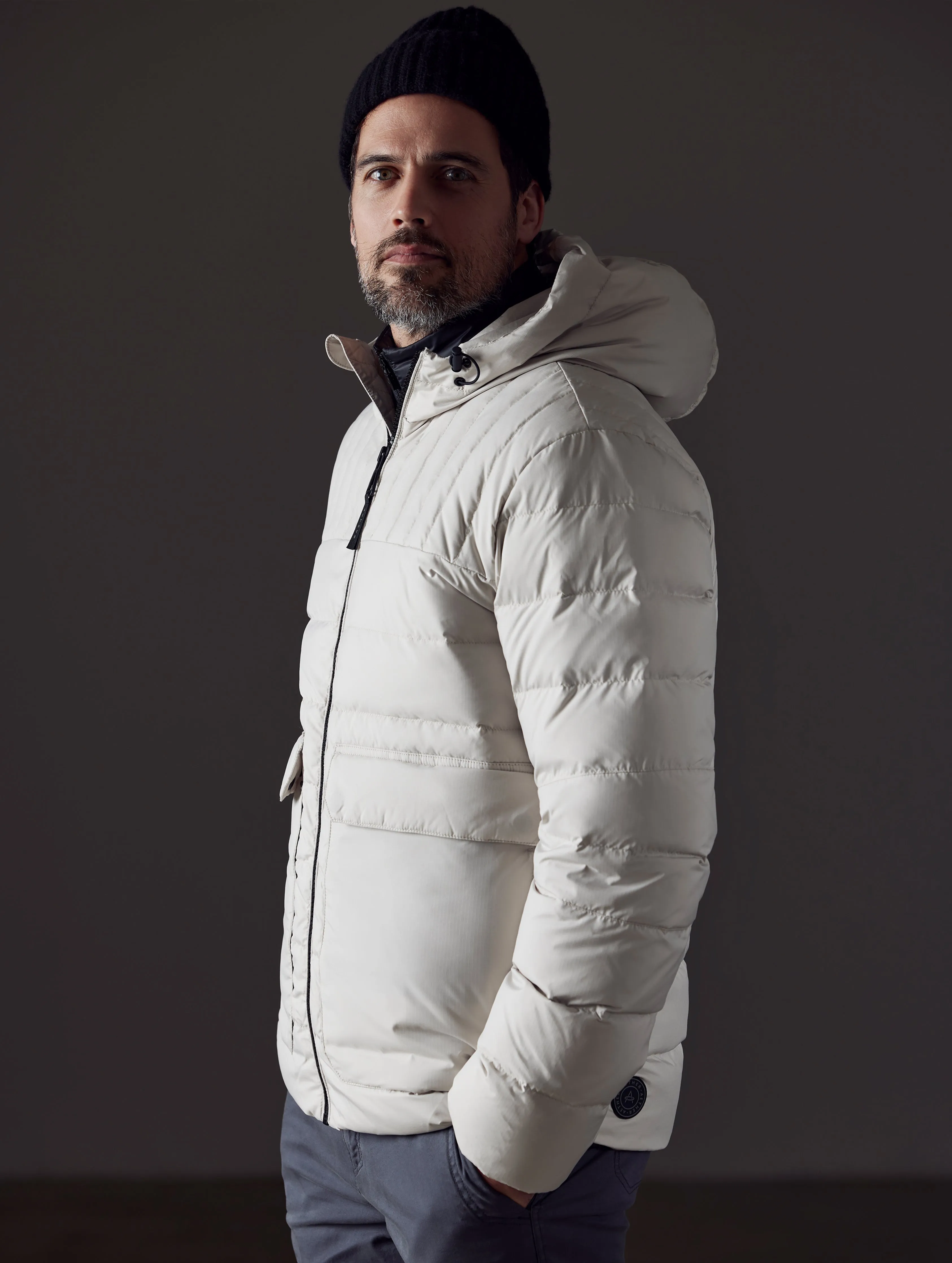 Hudson Down Jacket - Bone