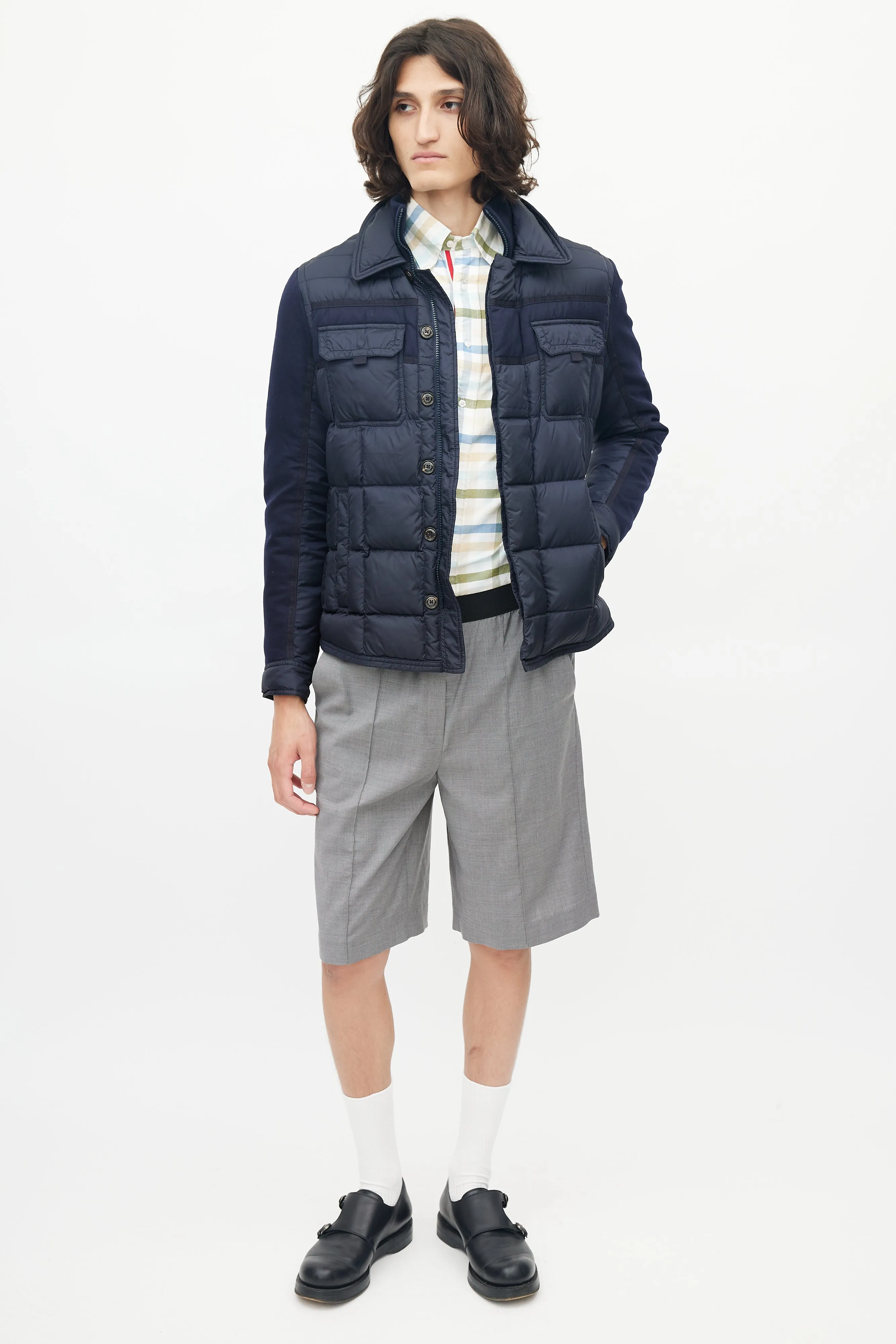 Navy Blais Down Jacket