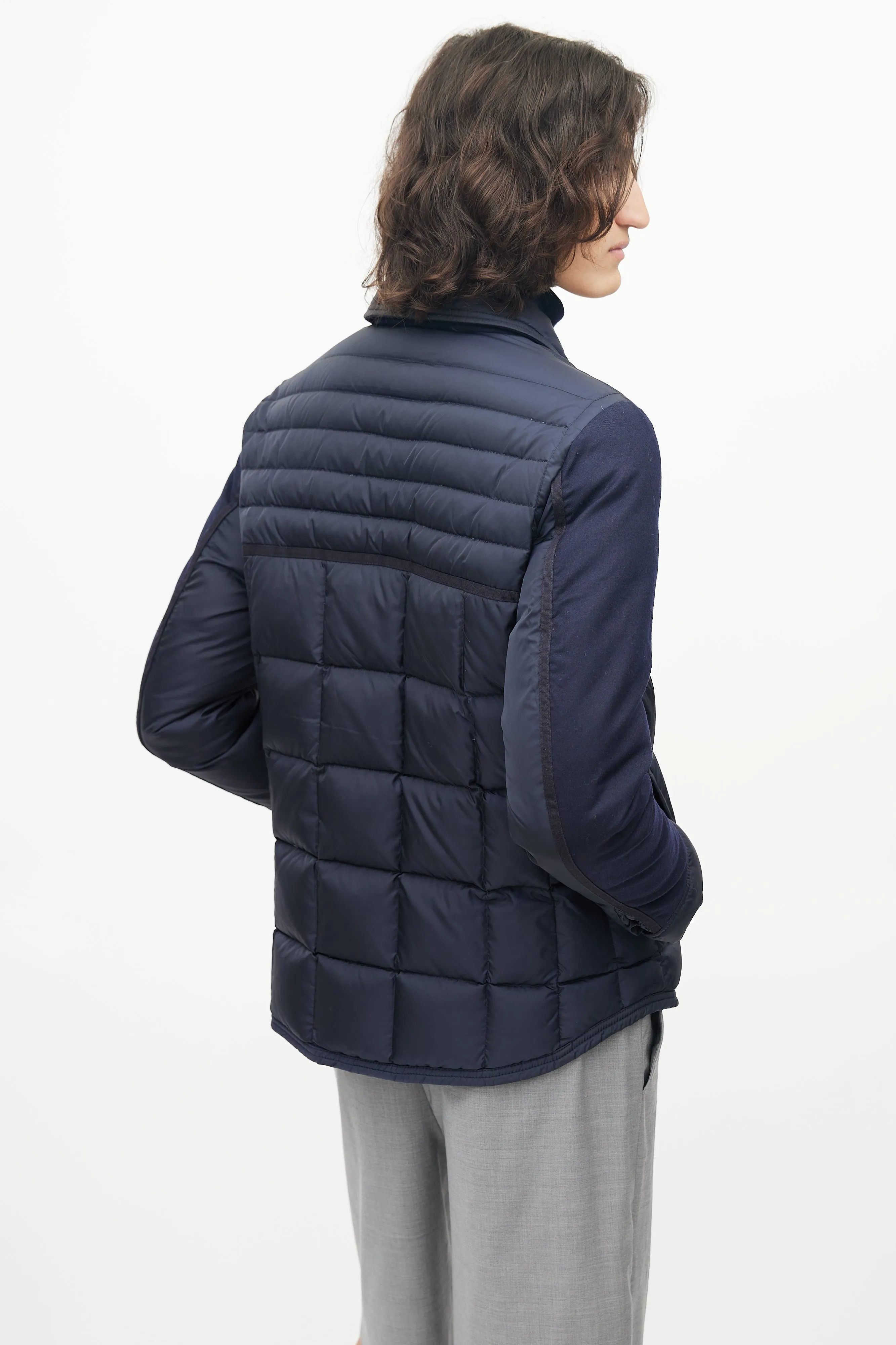 Navy Blais Down Jacket