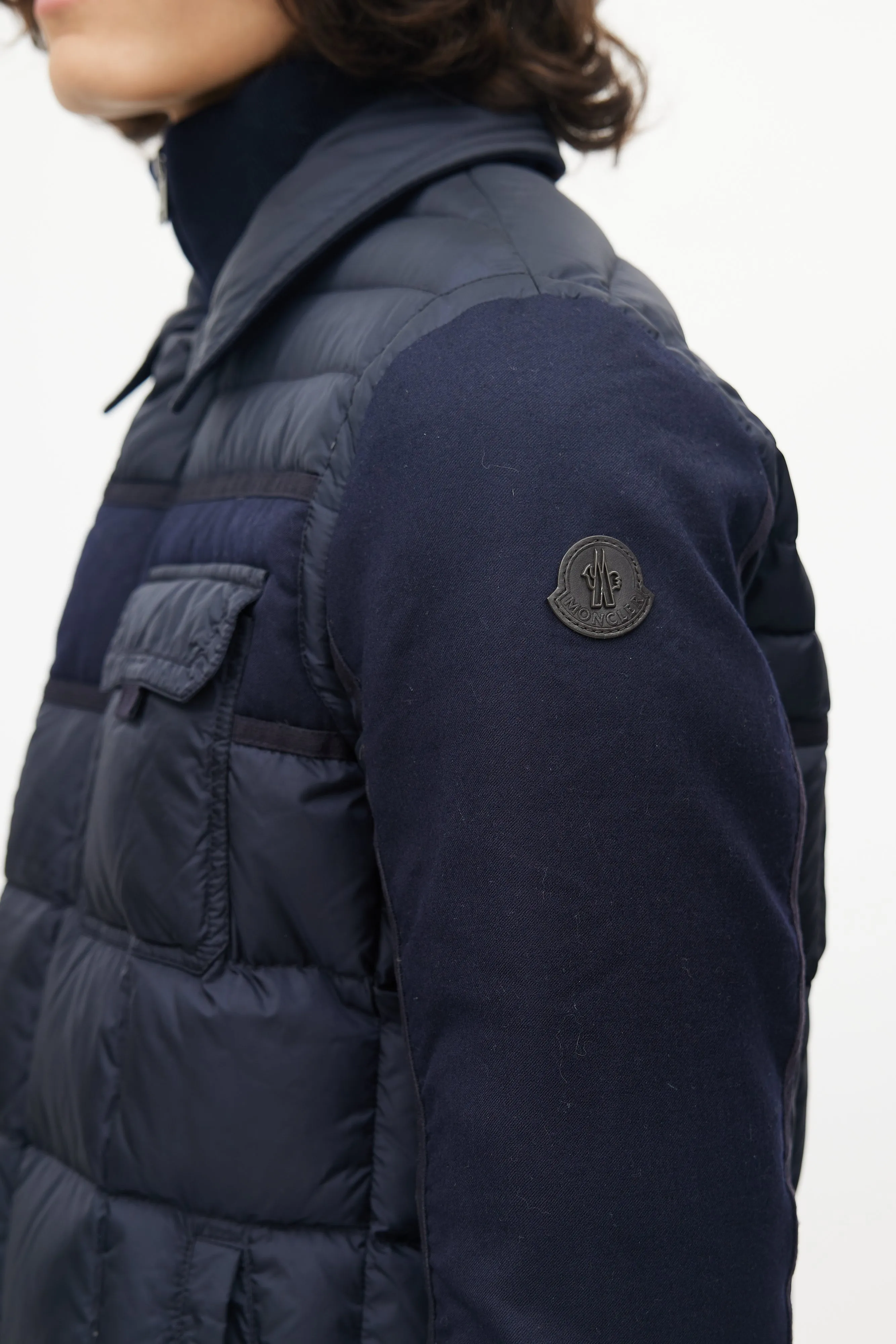 Navy Blais Down Jacket
