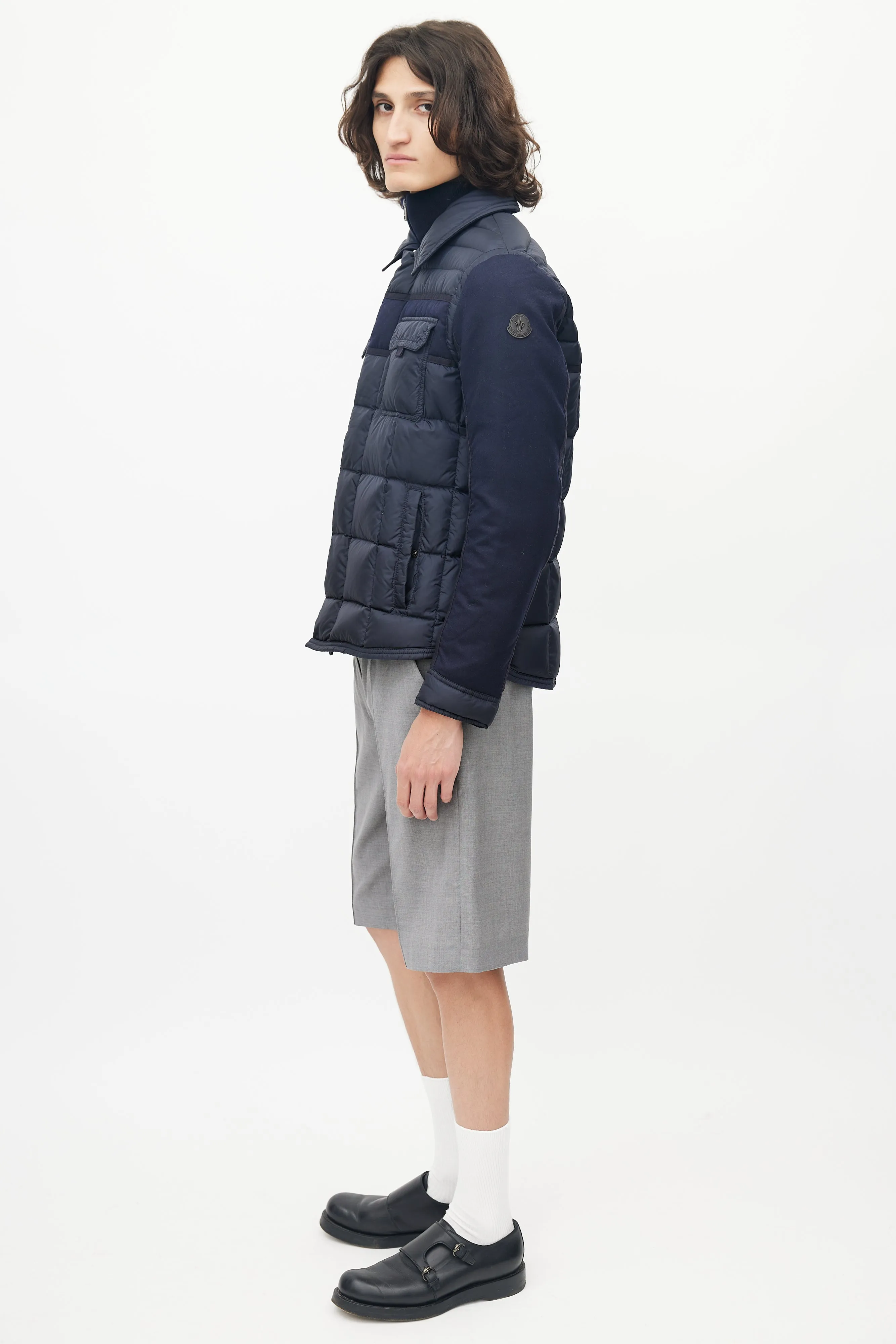 Navy Blais Down Jacket