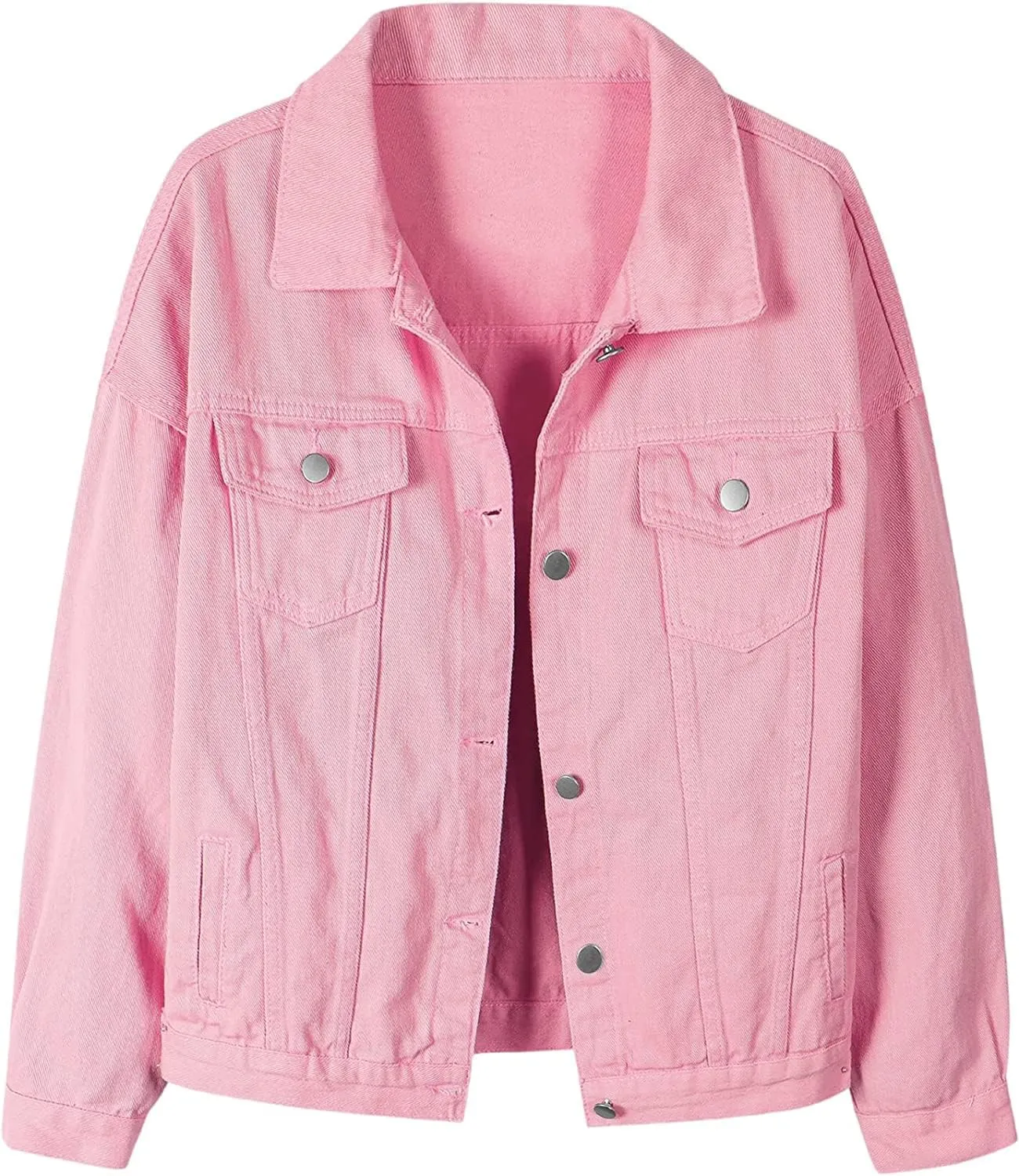 SANGTREE Women's Button Down Denim Jacket