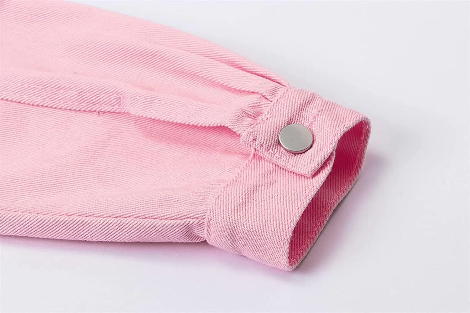 SANGTREE Women's Button Down Denim Jacket