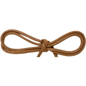 Spool - Waxed Cotton Thin Round Dress - Light Brown 1/8" (144 yards) Shoelaces