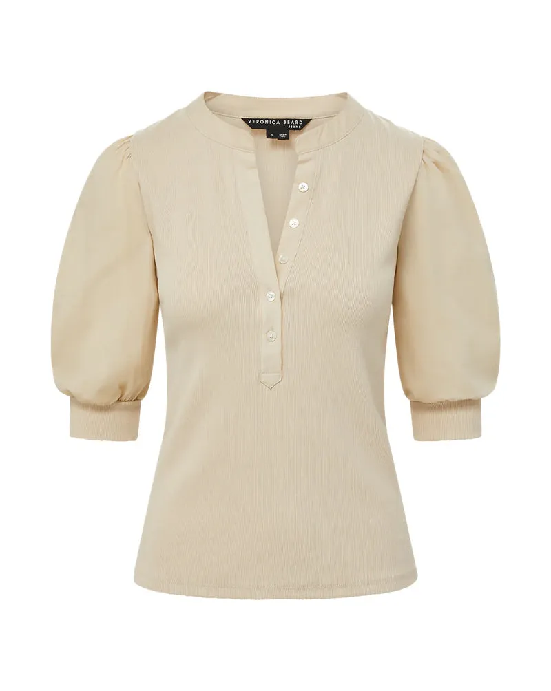Veronica Beard Coralee Top Limestone